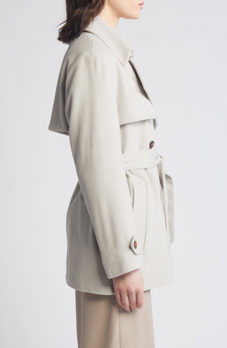 Fleurette Sonny Wool Trench Coat, Alternate, color,