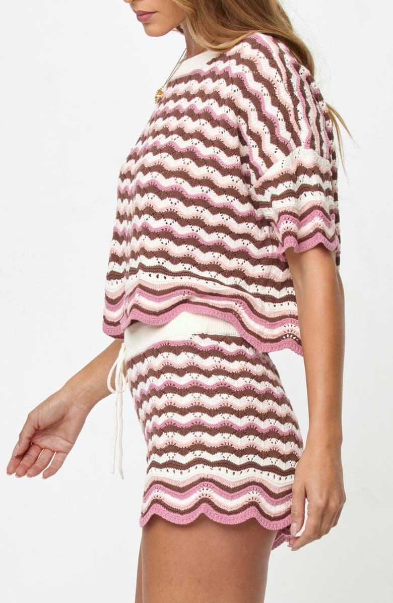 LSPACE Sun Chaser Stripe Top, Alternate, color, Neapolitan