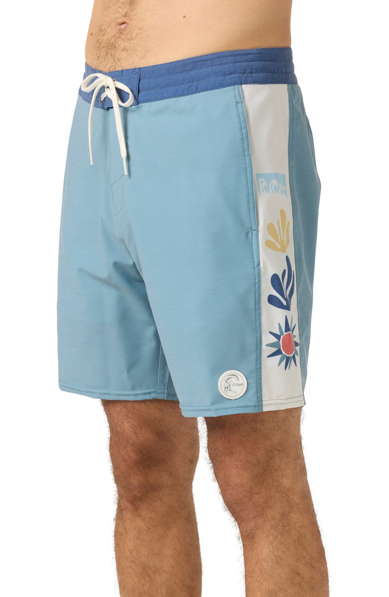 O'Neill OG Side Panel Cruzer Board Shorts, Alternate, color, Stormy Sea