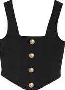 L'AGENCE Saga Square Neck Tank