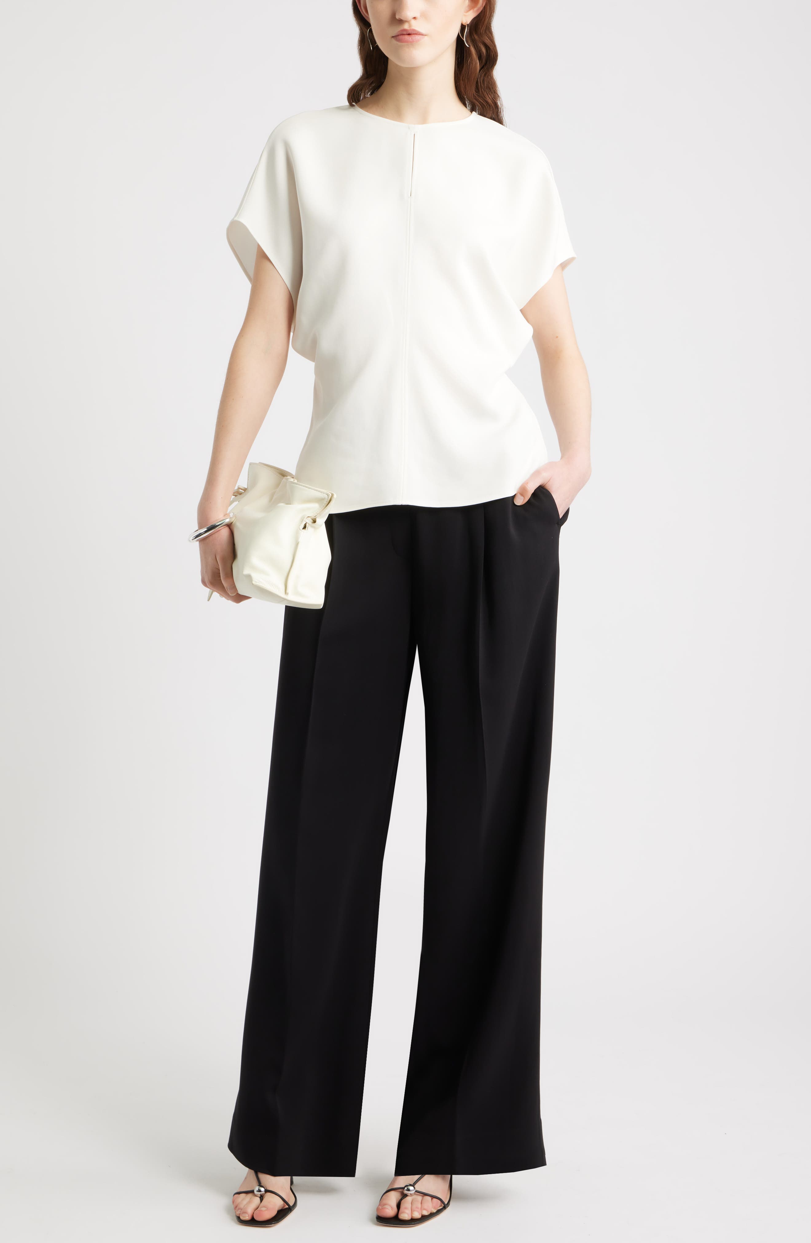 Pleat Front Pull-On Pants - image 2
