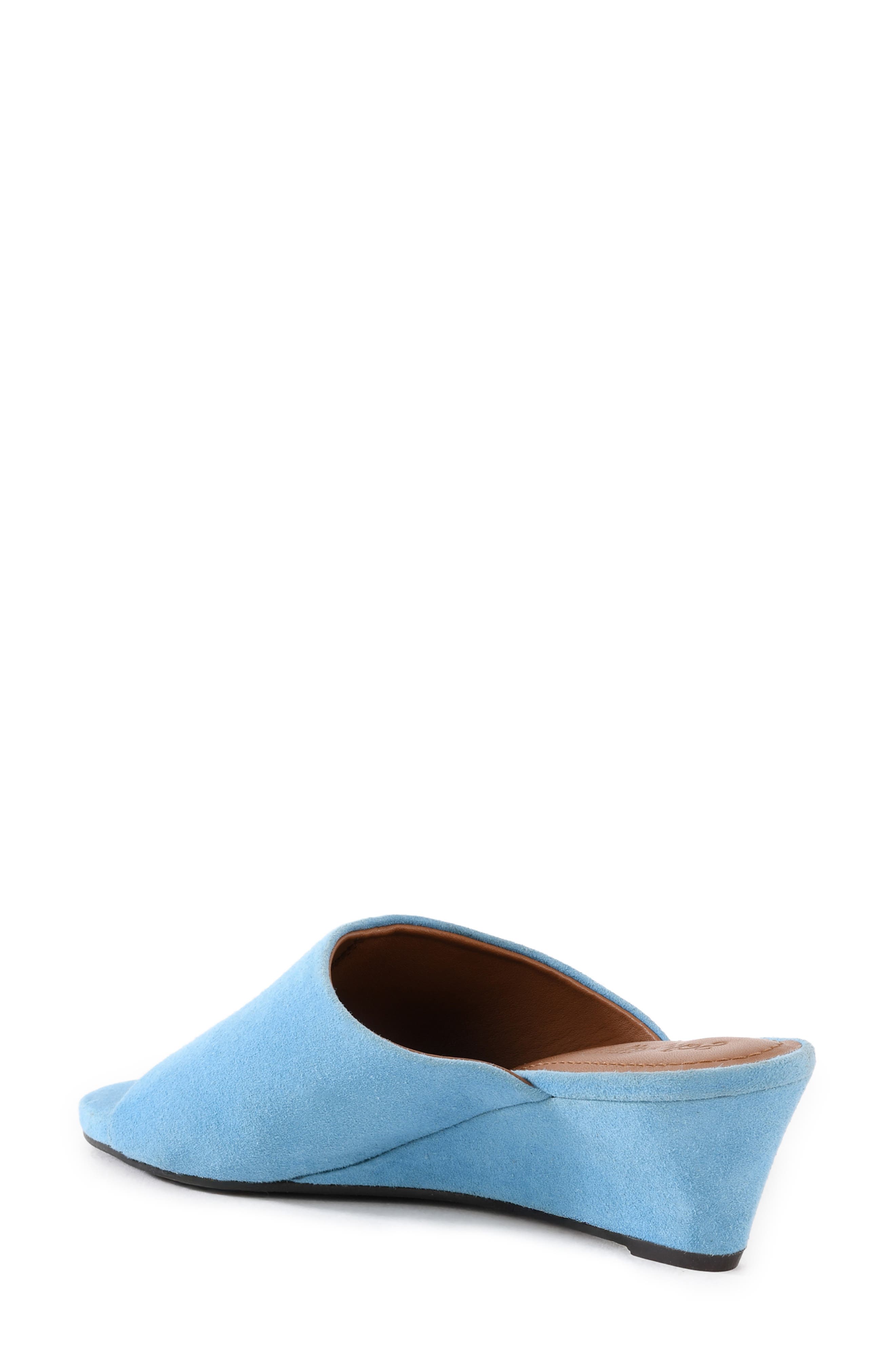 Isn't She Lovely Wedge Slide Sandal, Alternate, color, BLUE