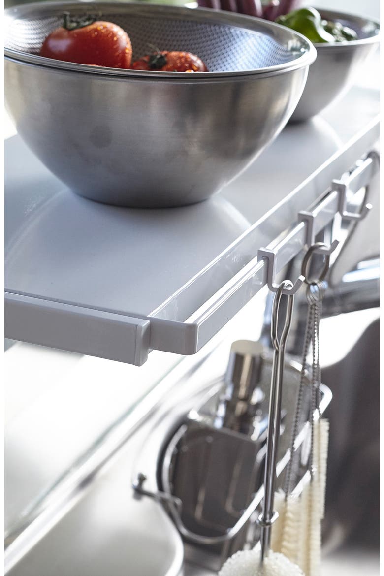 Expandable Countertop Shelf, Alternate, color, WHITE