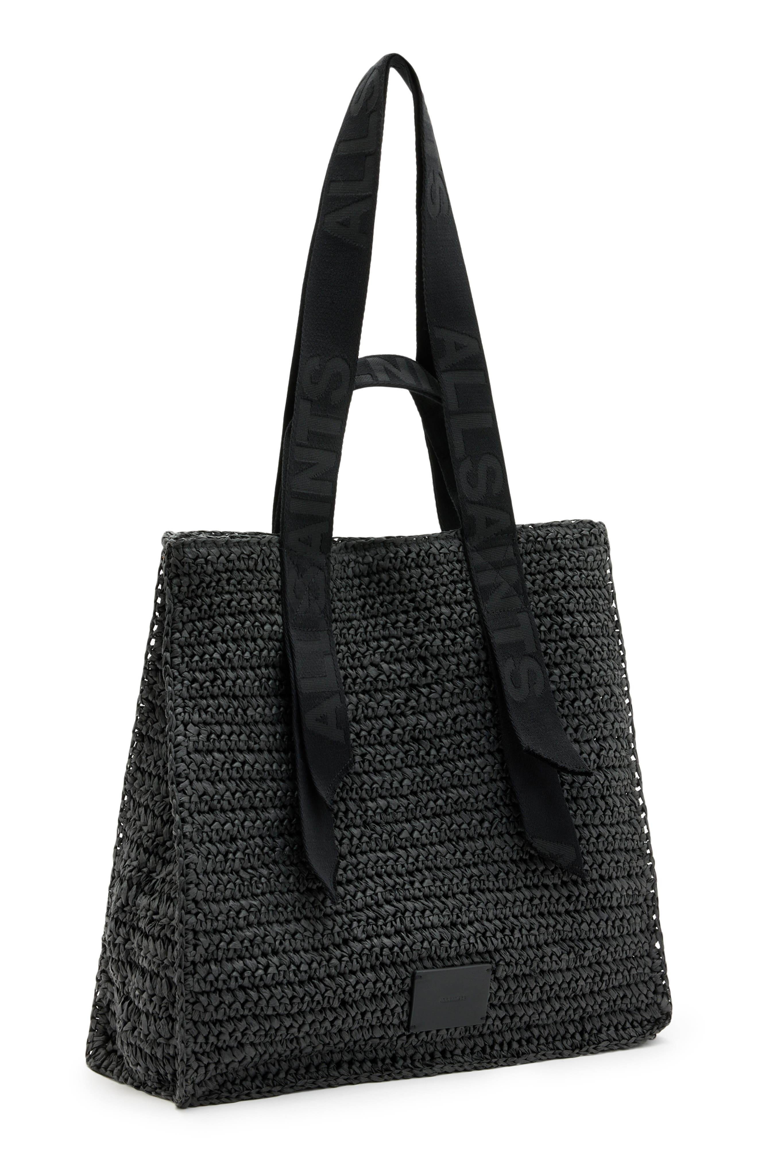 AllSaints Lullah Straw Tote Bag (Women) | Nordstrom