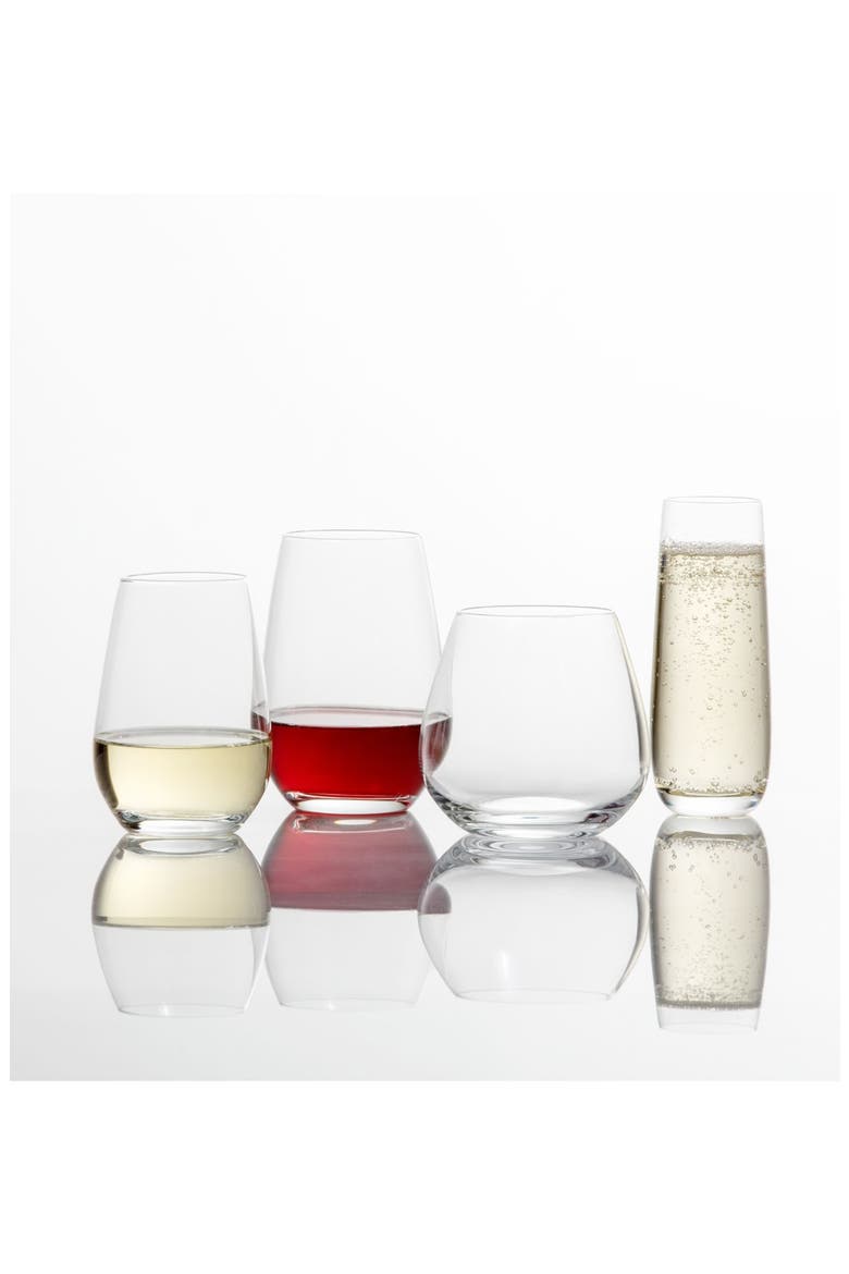Schott Zwiesel Forte Set of 6 Stemless Wine Glasses, Alternate, color, CLEAR