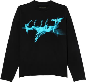 Graphic Cotton Fleece Sweatshirt