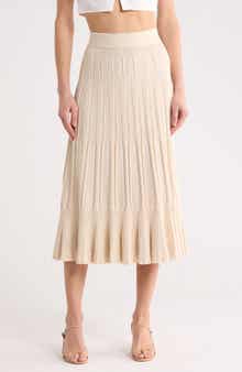 Simkhai Emerie Rib Knit Midi Skirt