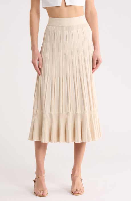 Simkhai Emerie Rib Knit Midi Skirt
