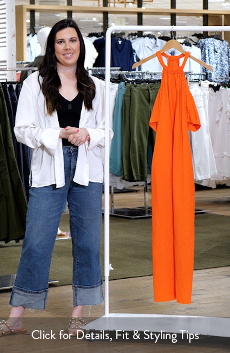 Erika Whipstitch Halter Dress, sales video thumbnail