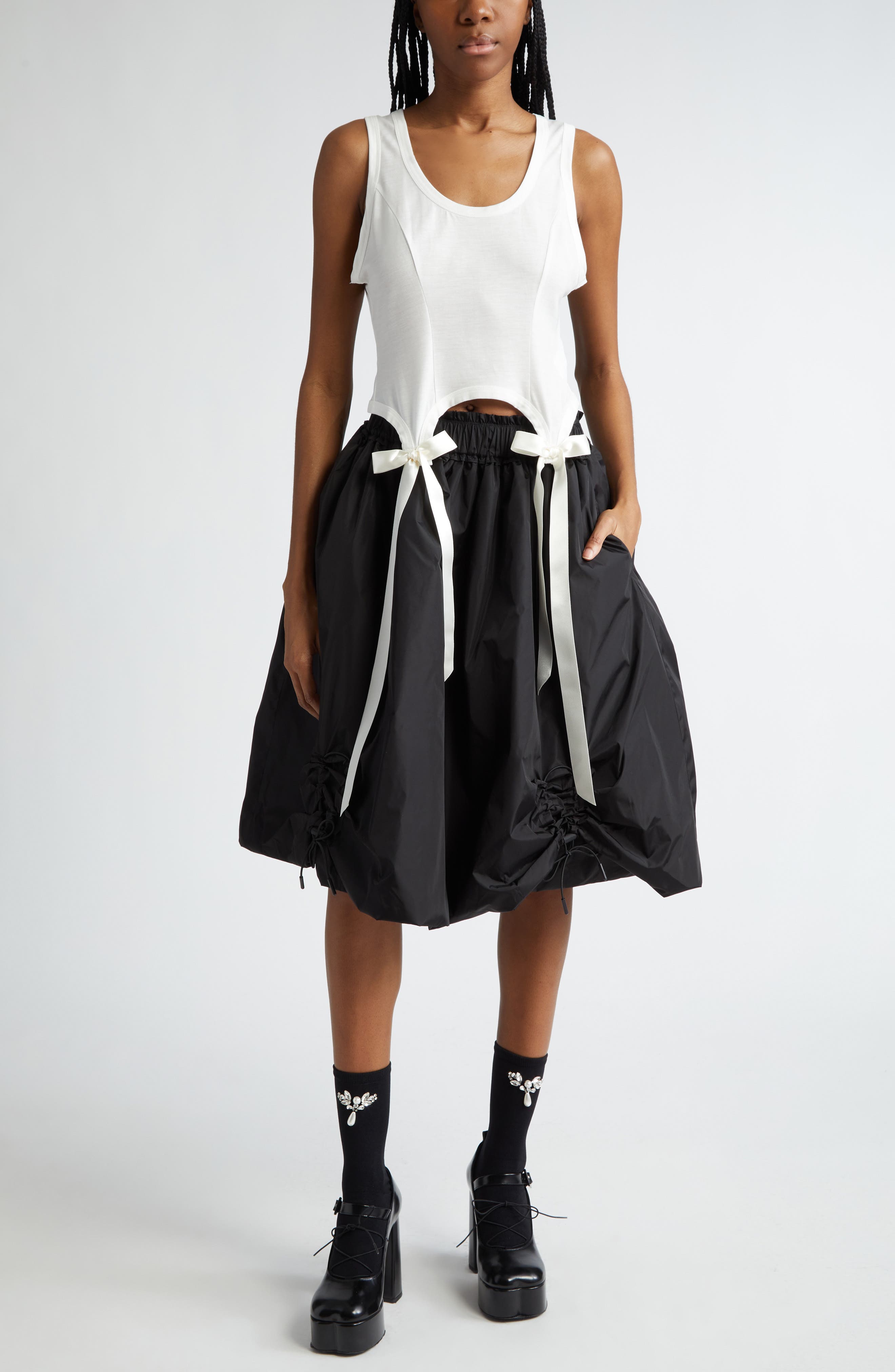 Easy Bow Tails Cotton Tank - image 4