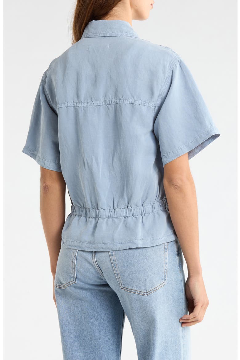 Tove Snap-Up Shirt, Alternate, color, LIGHT BLUE