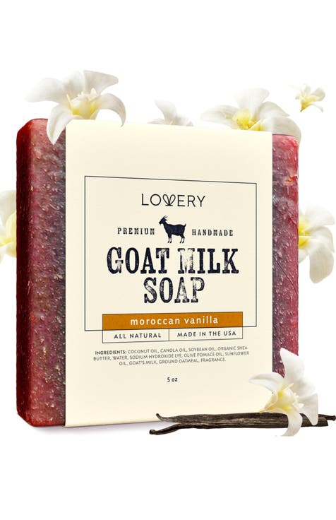 Handmade Goat Milk Soap Made in USA - Moroccan Vanilla - Single