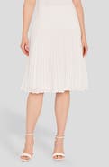 Tahari ASL Pleated Chiffon Skirt