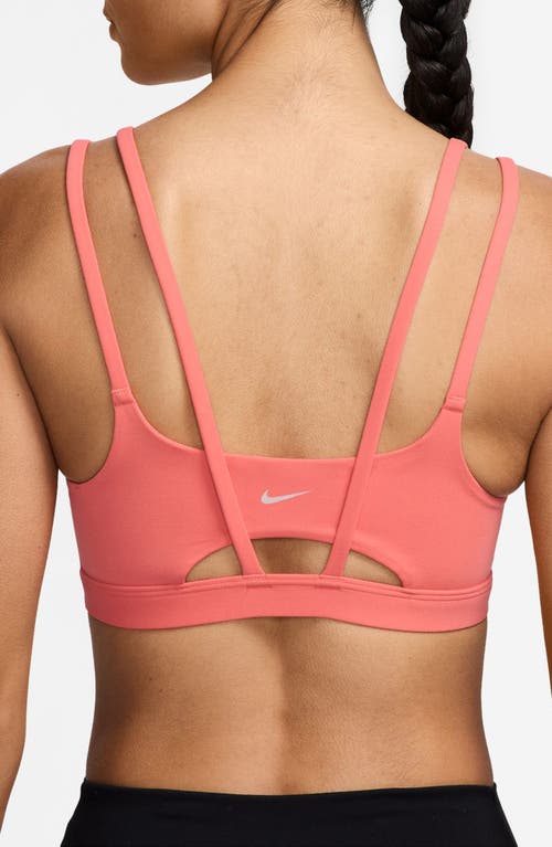 Shop Nike Zenvy Strappy Light-support Padded Sports Bra