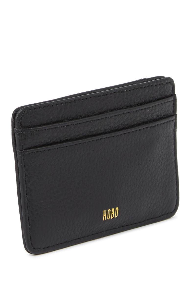 HOBO Works Leather Card Case, Alternate, color, 