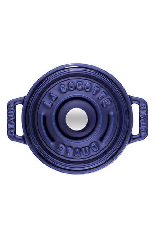 Staub 2.75-quart Enameled Cast Iron Dutch Oven In Blue