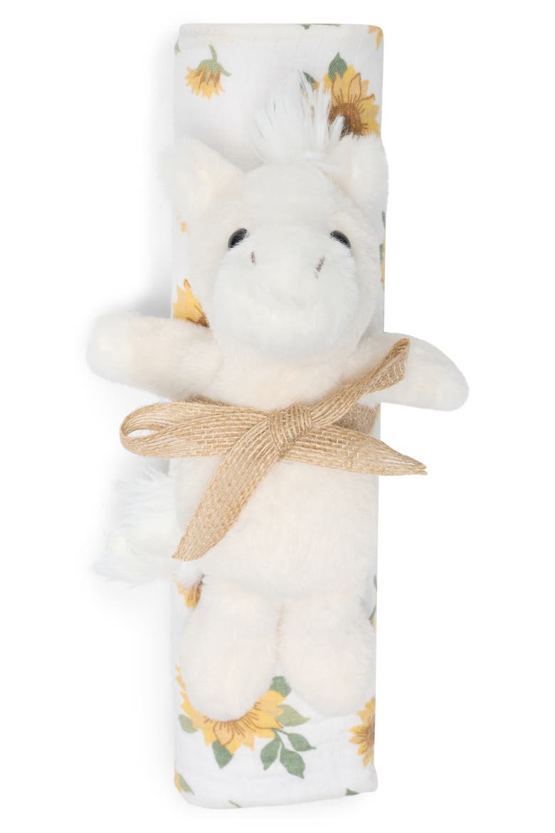 2-Piece Horse Blanket & Plush Set, Main, color, MULTI HORSE