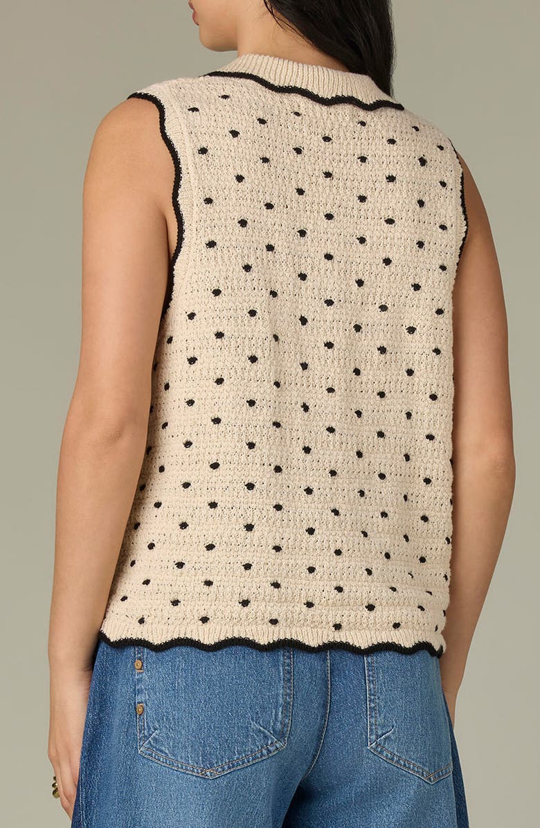 Wit & Wisdom Dot Sweater Tank, Alternate, color, 