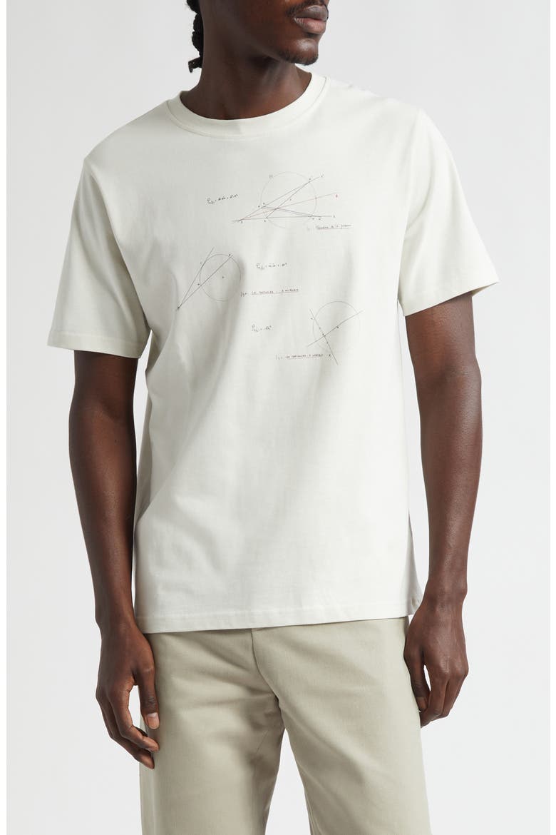 Geometry Notes Graphic T-Shirt, Main, color, GEOMETRY NOTES
