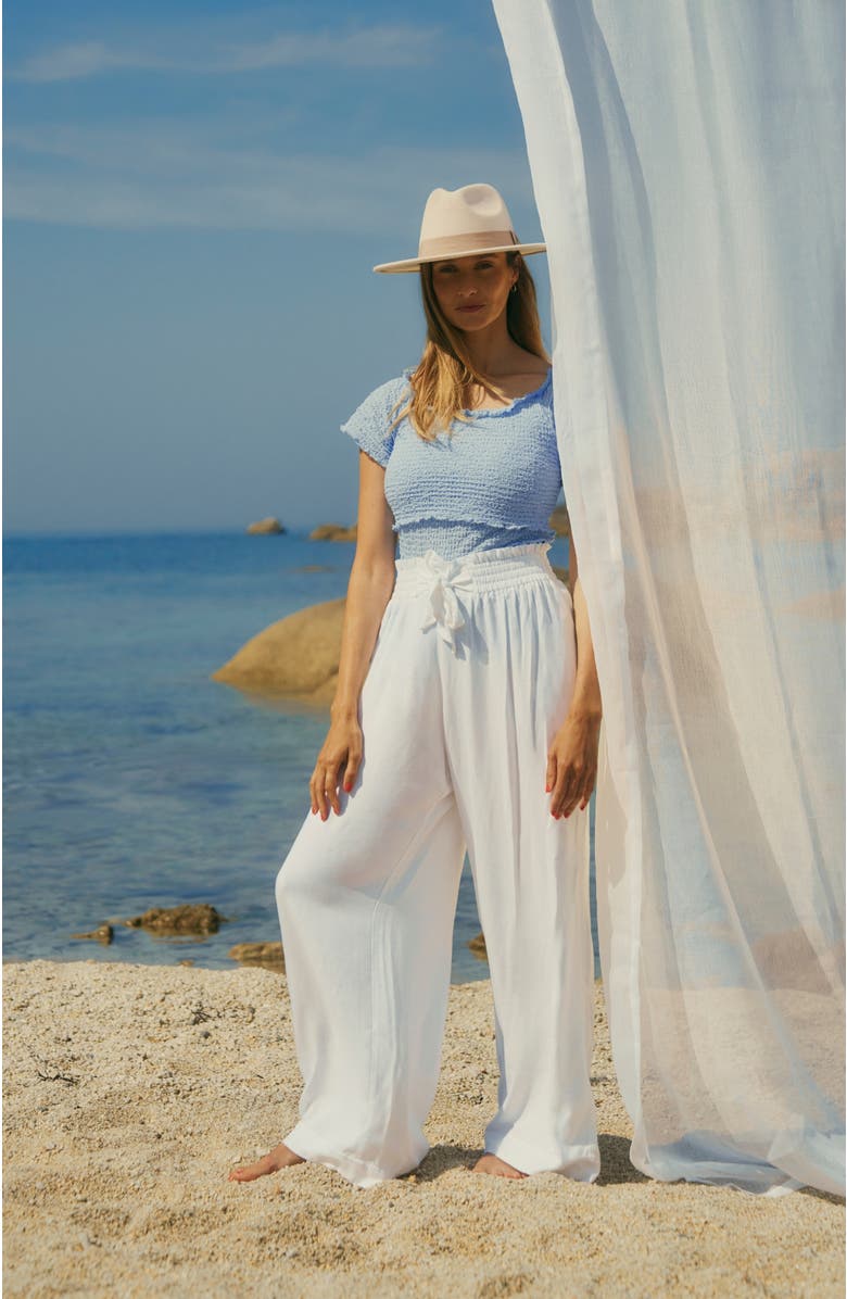 Cache Coeur Maternity Pants Sahel, Alternate, color, White