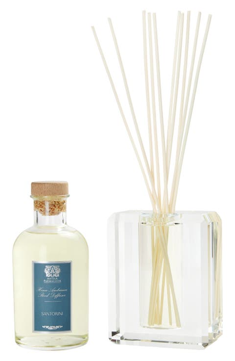 Santorini Crystal Decanter Reed Diffuser Set