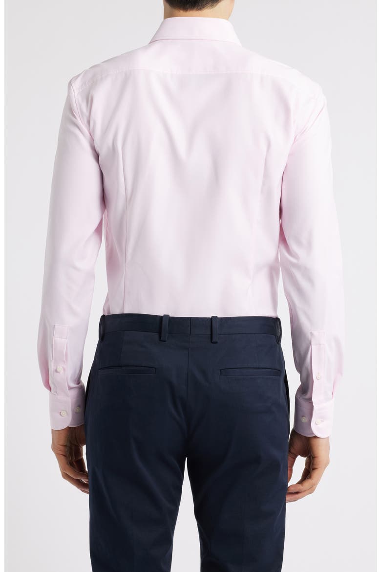 Hank Kent Performance Twill Dress Shirt, Alternate, color, LIGHT PINK