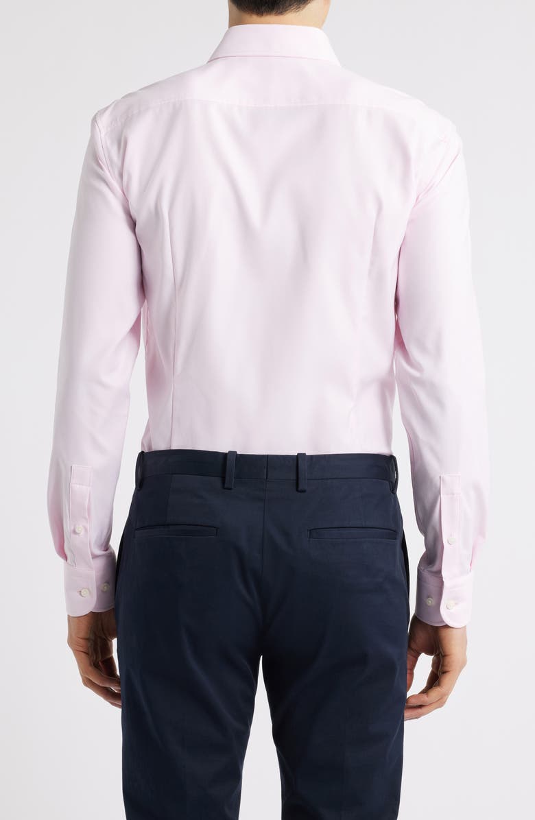 BOSS Hank Kent Performance Twill Dress Shirt, Alternate, color, Light Pink