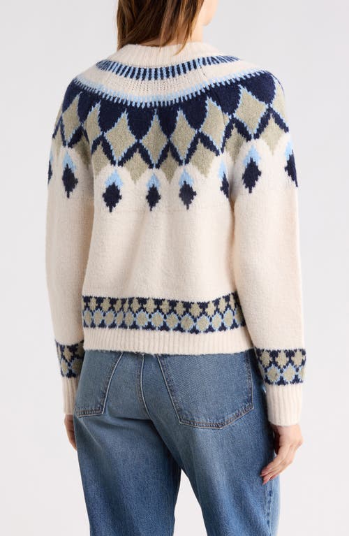 Vigoss Fair Isle Cardigan In Multi