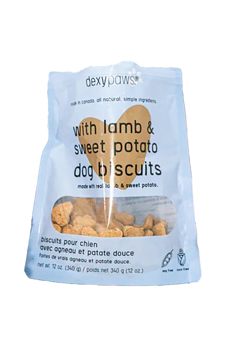 Dexypaws Lamb & Sweet Potato Dog Biscuits 12oz, Main, color, 