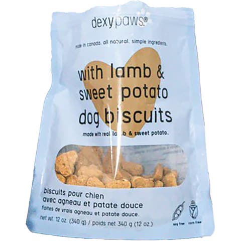 Lamb 
Sweet Potato Dog Biscuits 12oz