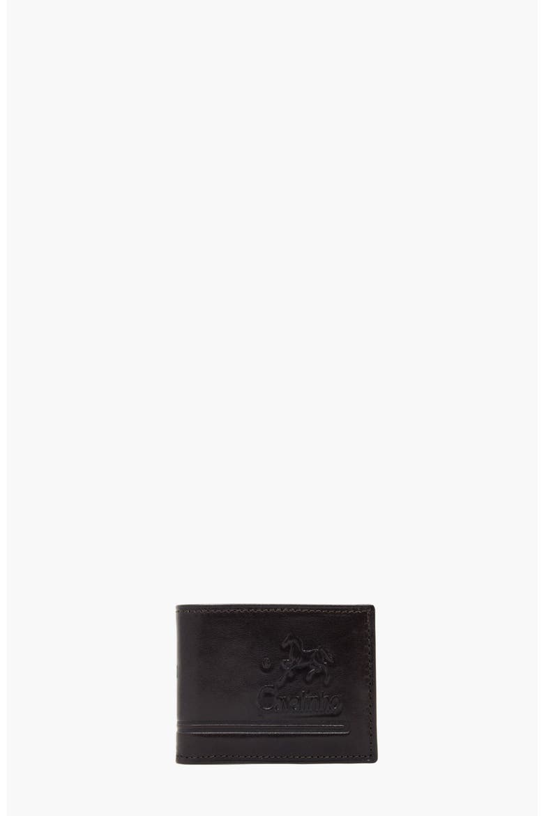 Gentleman Bifold Leather Wallet 585, Main, color, Brown