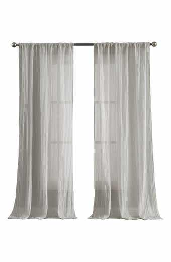 French Connection Charter Crushed Set of 2 Curtain Panels