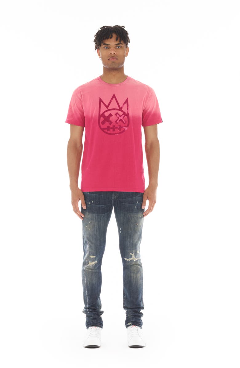 Cult of Individuality Shimuchan Flocked Logo Graphic T-Shirt, Alternate, color, 