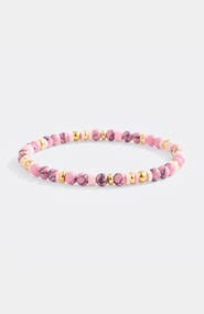 Mint & Lily Stacking Birthstone Beaded Bracelet