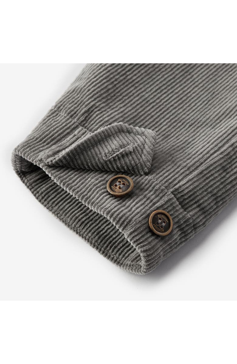 Milkbarn Corduroy Pocket Pants, Alternate, color, Grey Penguin