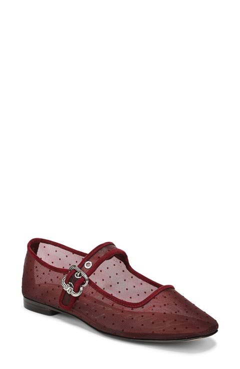 Michaela Mesh Mary Jane Flat