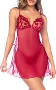 Mapale Babydoll Chemise & G-String Set