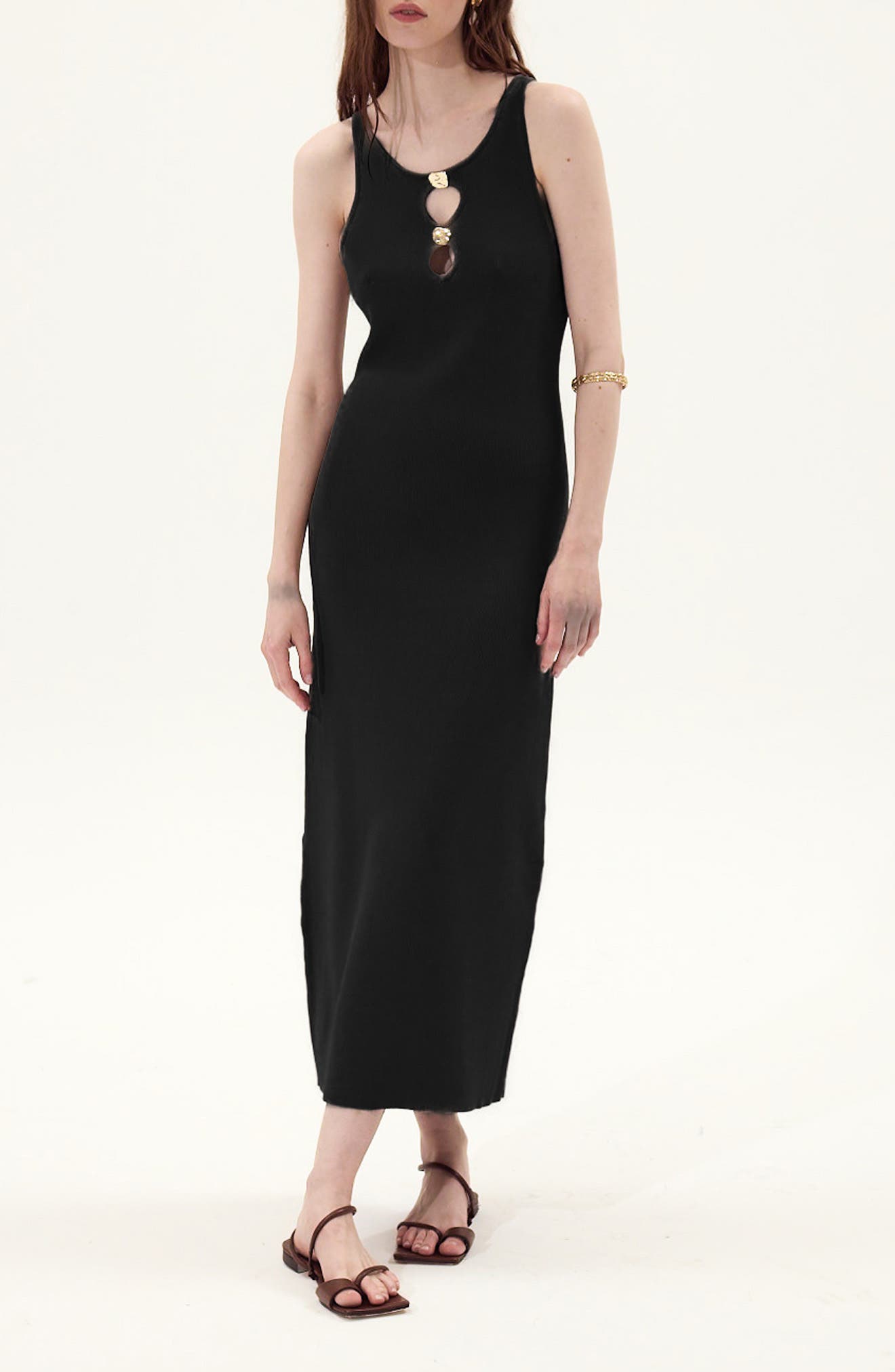 Lanzarote Sleeveless Knit Maxi Dress