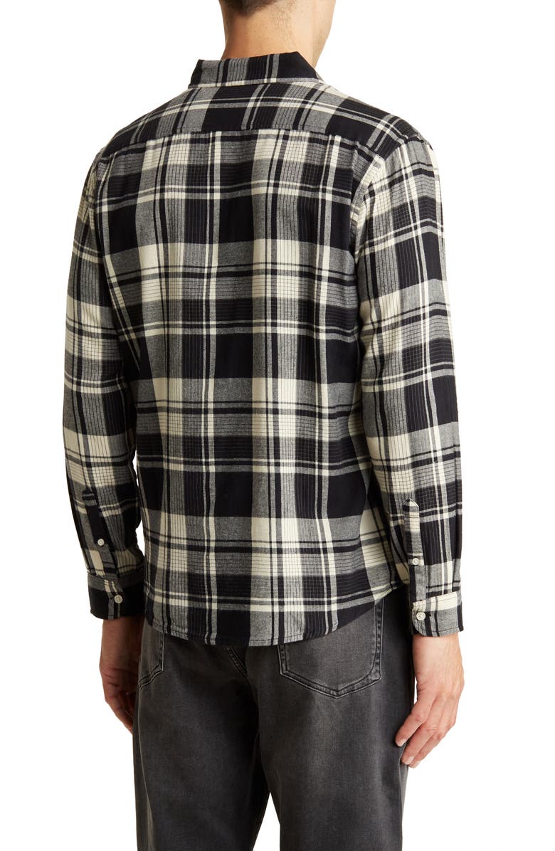 Slate & Stone Plaid Button Down Cotton Shirt, Alternate, color, 