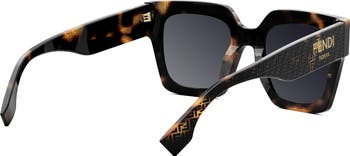 Roma 50mm Square Sunglasses