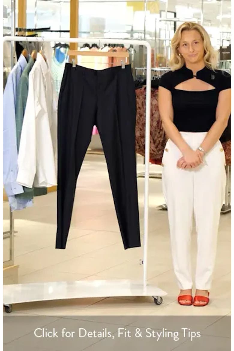 Genius Slim Fit Wool Suit Pants video