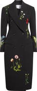 Stella McCartney Flower Embroidered Wool Coat