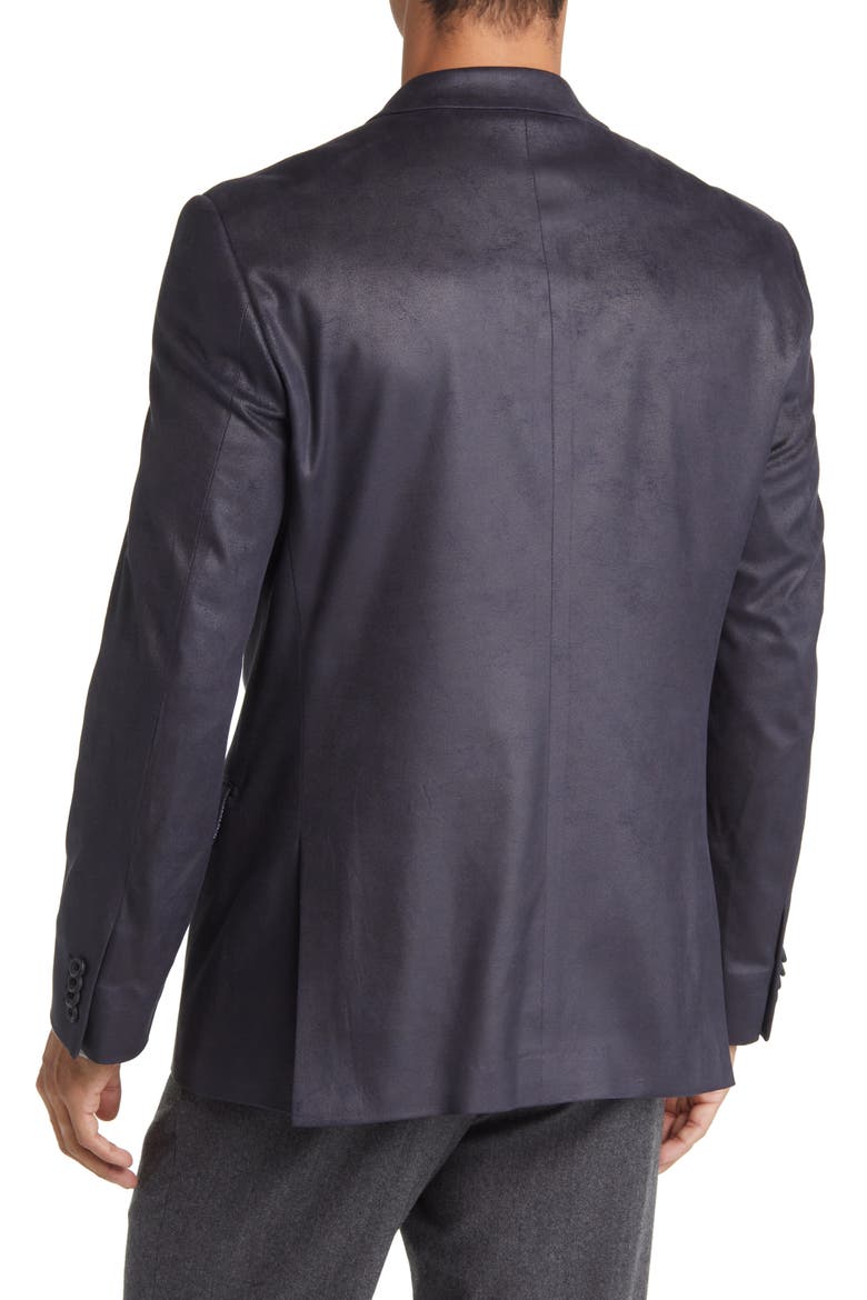 Norris Faux Suede Blazer, Alternate, color, BLUE