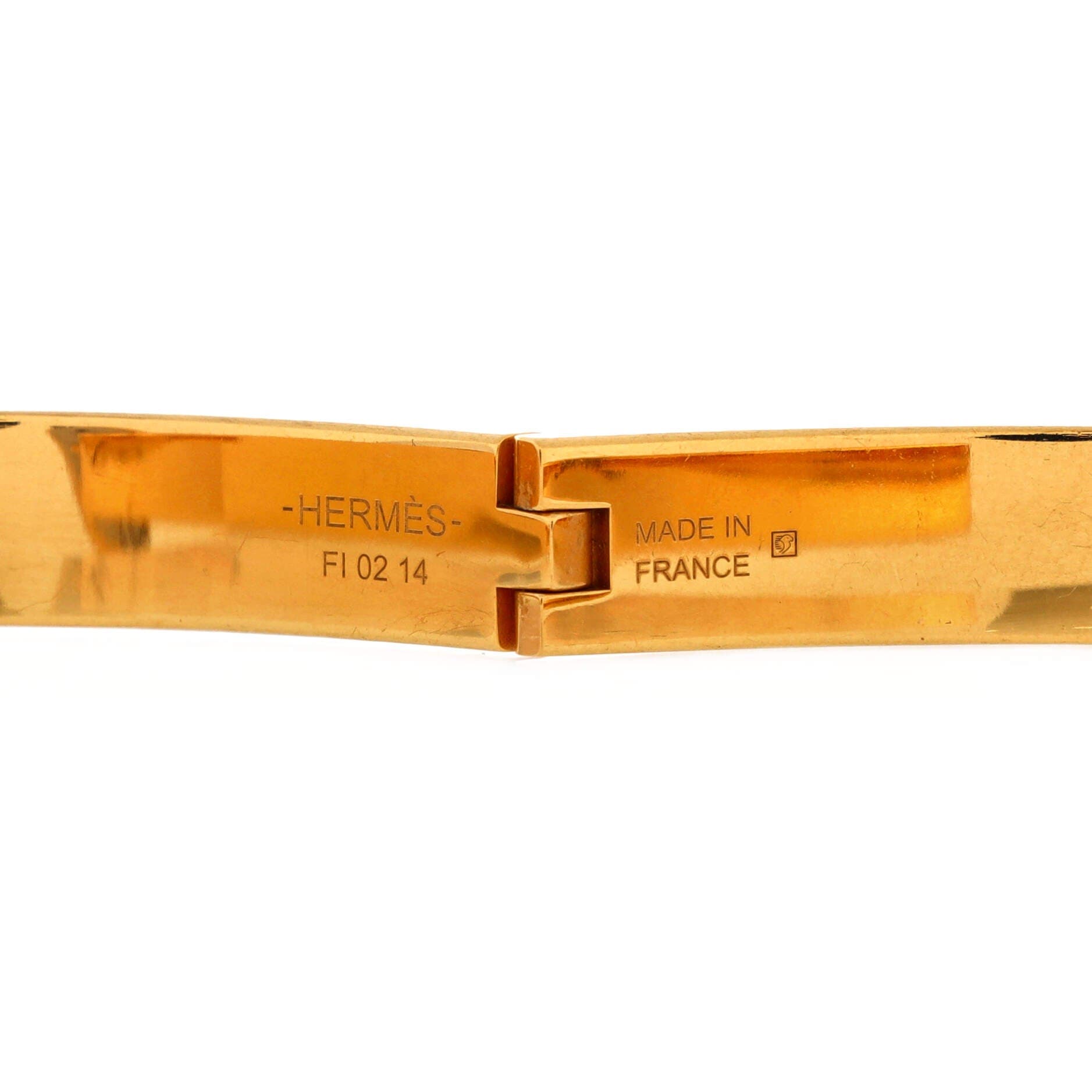 Mini Clic Chaine d'Ancre Bracelet Metal and Printed Enamel, Alternate, color, Brown