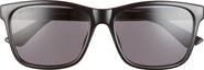Gucci 57mm Polarized Rectangular Sunglasses