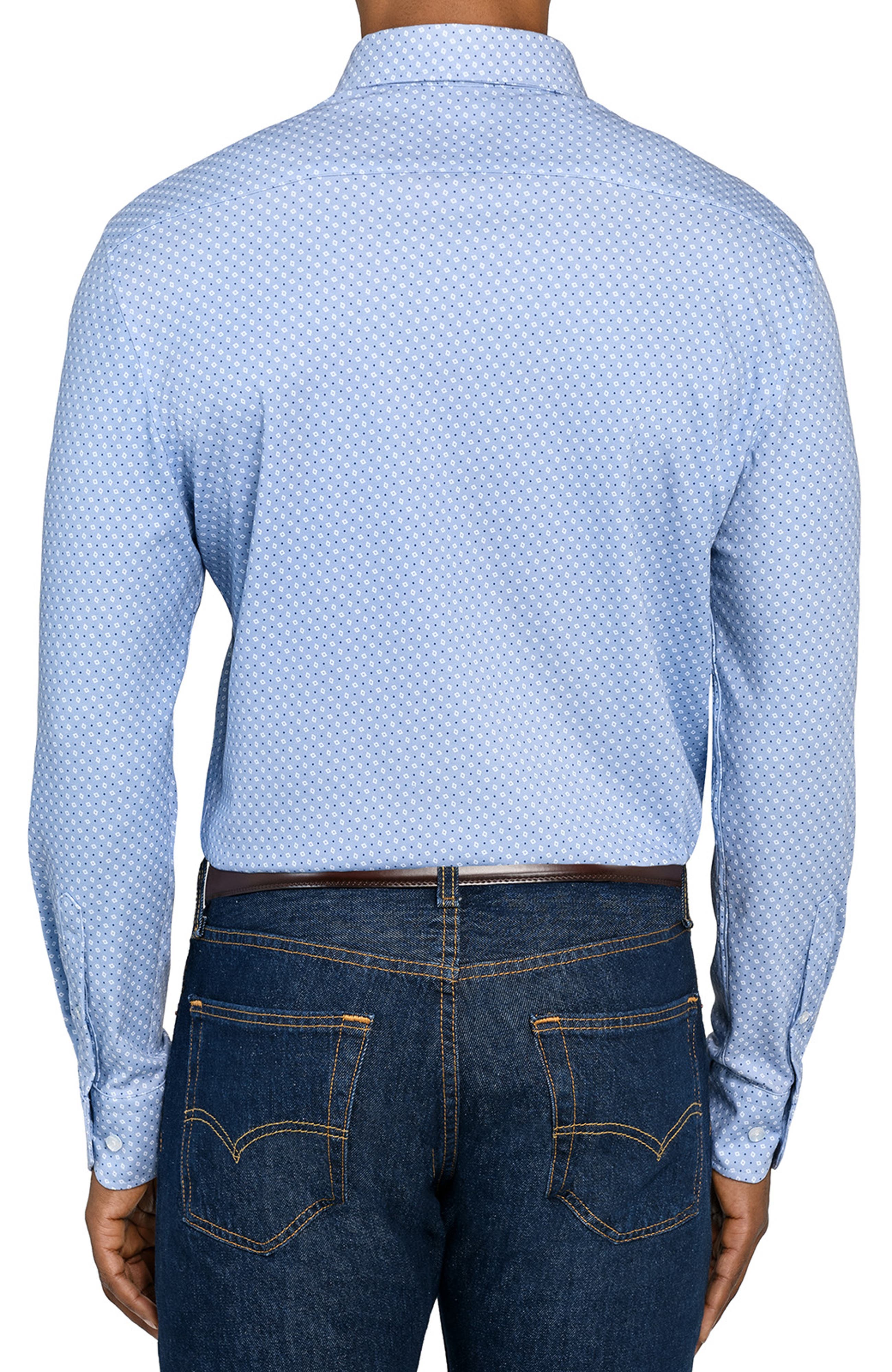 Neat Print Knit Long Sleeve Basic - image 4
