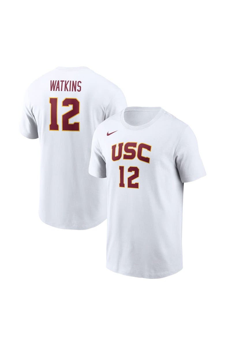 Nike Unisex Nike JuJu Watkins White USC Trojans Player Name & Number T-Shirt, Main, color, 
