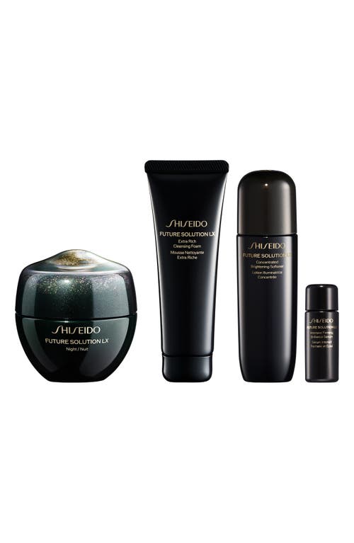 Shiseido Future Solution Lx Regenerating Cream Set $437 Value In Transparent