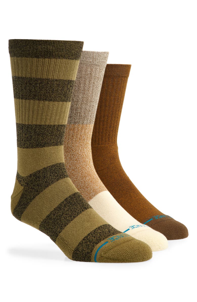 Stance Butter Blend<sup>™</sup> Assorted 3-Pack Crew Socks, Main, color, 