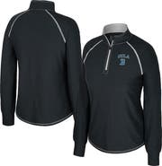 COLOSSEUM Women's Colosseum Black UCLA Bruins Bikram Raglan Quarter-Zip Top